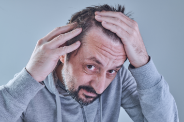 Early signs of hair loss